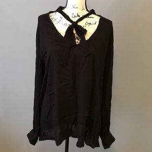 Lovesick Tie-neck Blouse